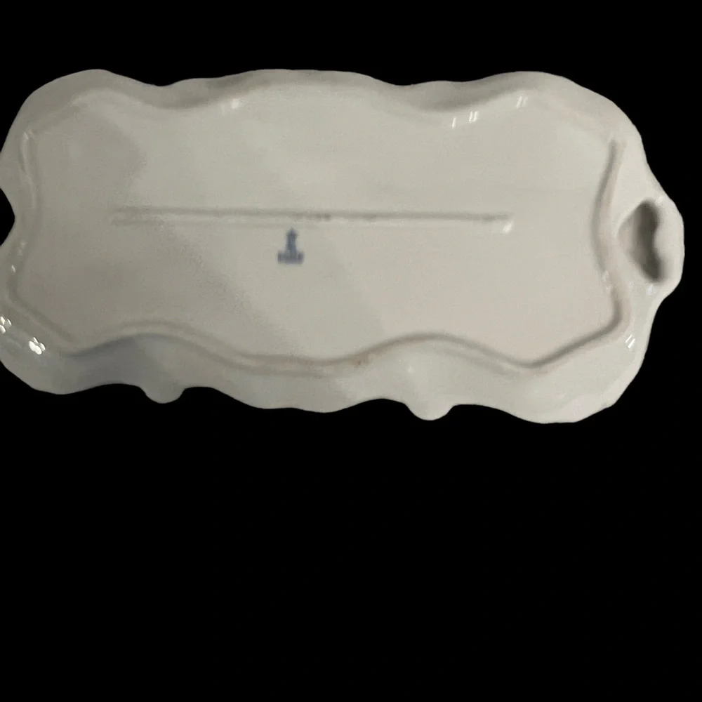 Vintage Kaiser West Germany Floral Porcelain China Trinket Tray Serving Dish - Picture 8 of 12